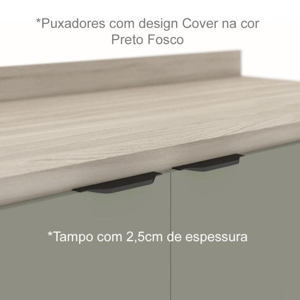 Imagem de Cozinha Modulada 5 Peças FI0001 Avena Menta Demobile