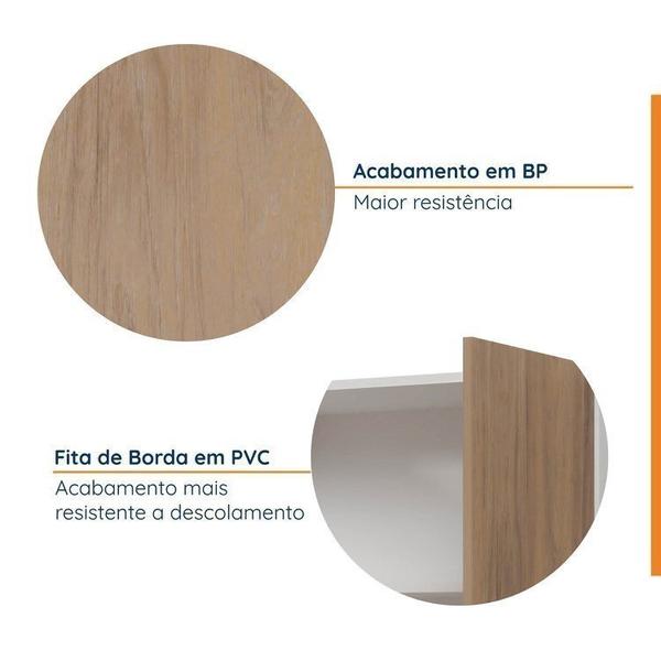 Imagem de Cozinha Modulada 6 Peças Sem Tampo 3 Aéreos e 3 Balcões Ipanema CabeCasa MadeiraMadeira