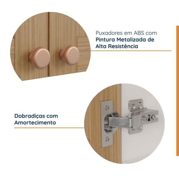 Cozinha Modulada 9 Peças com Tampo 1 Torre 4 Aéreos 4 Balcões Arizona Cabecasa Madeiramadeira Imagem de Cozinha Modulada 9 Peças com Tampo 1 Torre 4 Aéreos 4 Balcões Arizona Cabecasa Madeiramadeira