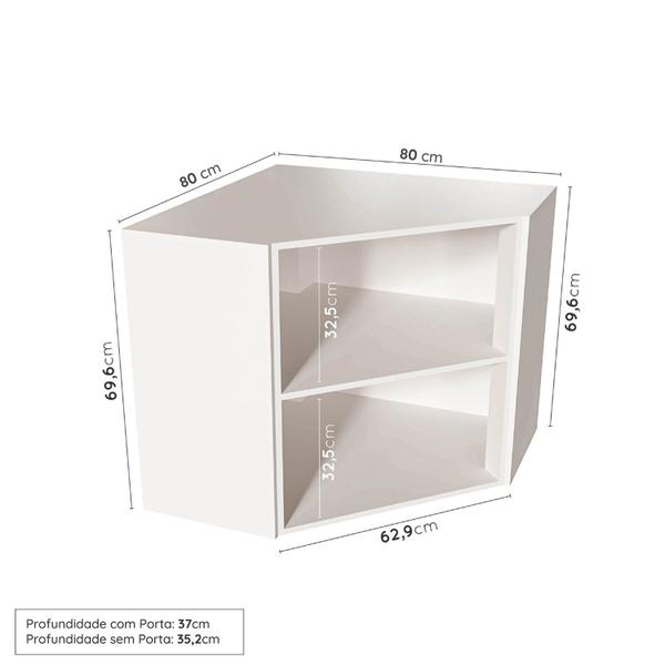 Cozinha Modulada 9 Peças com Tampo 1 Torre 4 Aéreos 4 Balcões Arizona Cabecasa Madeiramadeira Imagem de Cozinha Modulada 9 Peças com Tampo 1 Torre 4 Aéreos 4 Balcões Arizona Cabecasa Madeiramadeira