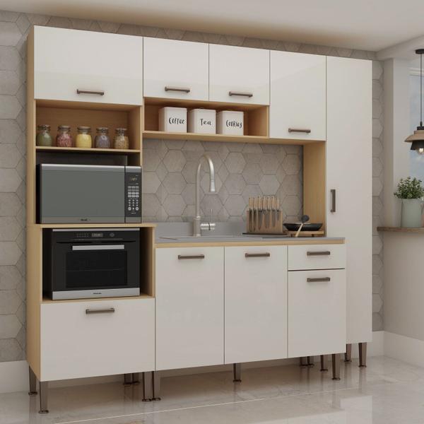 Imagem de Cozinha Modulada Alta 4 Peças 100% Mdf