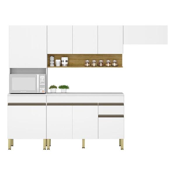 Imagem de Cozinha Modulada Ambiente Line Composição 4 Supremo Freijó - Kits Paraná