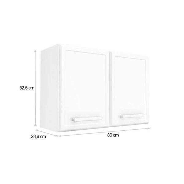 Imagem de Cozinha Modulada Bertolini Gourmet  4 Peças (2 Armários + 2 Balcões) C4P71 Branco