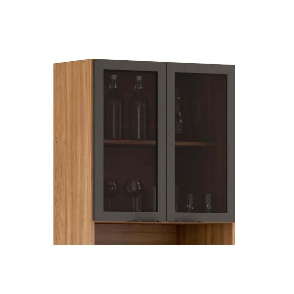 Cozinha Modulada Completa Firenze 5 Peças (2 Aéreos + 2 Balcões + 1 Paneleiro) FMT009 Avena/Menta - Demóbile Imagem de Cozinha Modulada Completa Firenze 5 Peças (2 Aéreos + 2 Balcões + 1 Paneleiro) FMT009 Avena/Menta - Demóbile