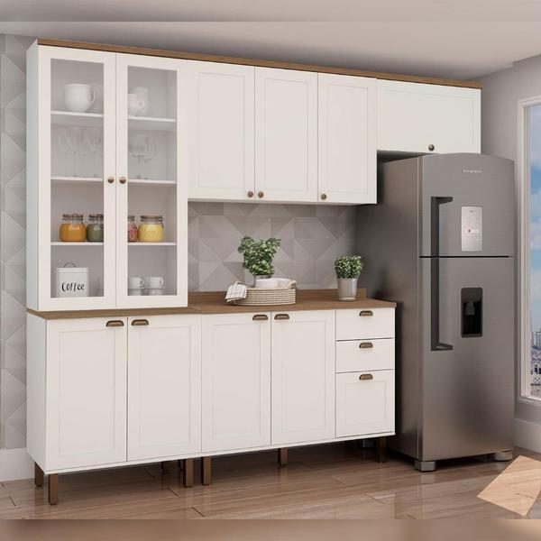 Imagem de Cozinha Modulada Cristal 280 cm Conjunto Provençal Completo