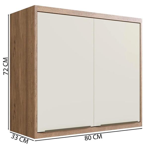 Imagem de Cozinha Modulada de Canto Herval Ten, 15 Peças e Tampos 100% MDF, 521 cm