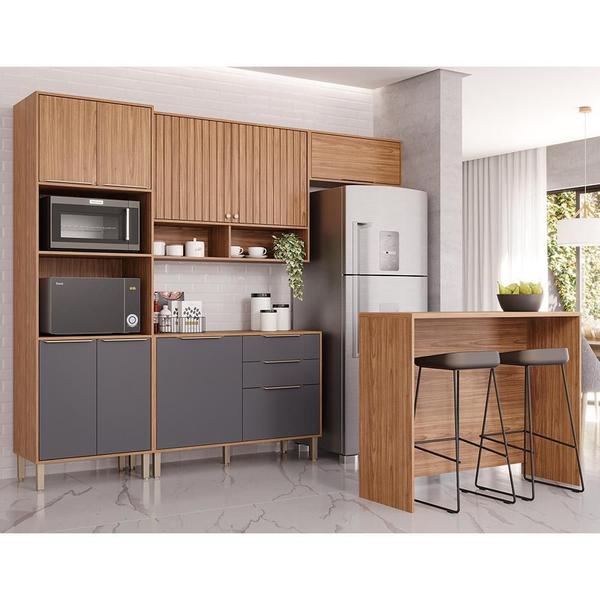 Cozinha Modulada Divina 5 Peças com Torre Quente 2 Fornos e Ilha Gourmet - MGM Imagem de Cozinha Modulada Divina 5 Peças com Torre Quente 2 Fornos e Ilha Gourmet - MGM