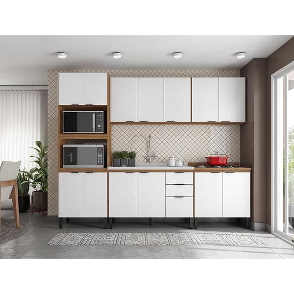 Imagem de Cozinha Modulada Firenze FHR001 Amendola Touch Branco - Demóbile