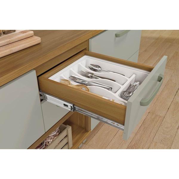 Cozinha Modulada Nesher Princesa 2 Peças (1 Armário + 1 Balcão) C2P21 Freijo/Off White Imagem de Cozinha Modulada Nesher Princesa 2 Peças (1 Armário + 1 Balcão) C2P21 Freijo/Off White