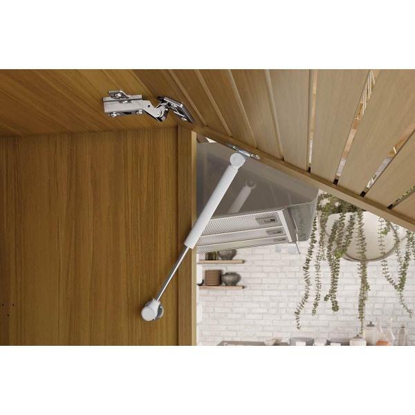 Cozinha Modulada Nesher Princesa 2 Peças (1 Armário + 1 Balcão) C2P21 Freijo/Off White Imagem de Cozinha Modulada Nesher Princesa 2 Peças (1 Armário + 1 Balcão) C2P21 Freijo/Off White