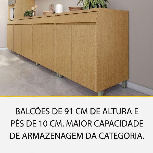 Imagem de Cozinha Simone Mendes 350cm 6 Peças 13 Portas 7 Gavetas Nesher