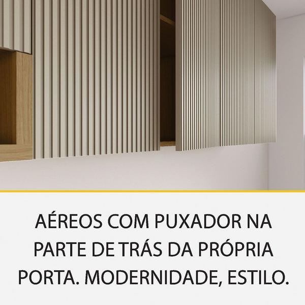 Imagem de Cozinha Simone Mendes 350cm 6 Peças 13 Portas 7 Gavetas Nesher