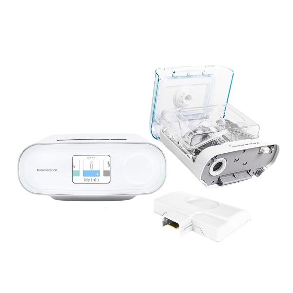 Imagem de Cpap auto dreamstation + umidificador + wifi - philips respironics