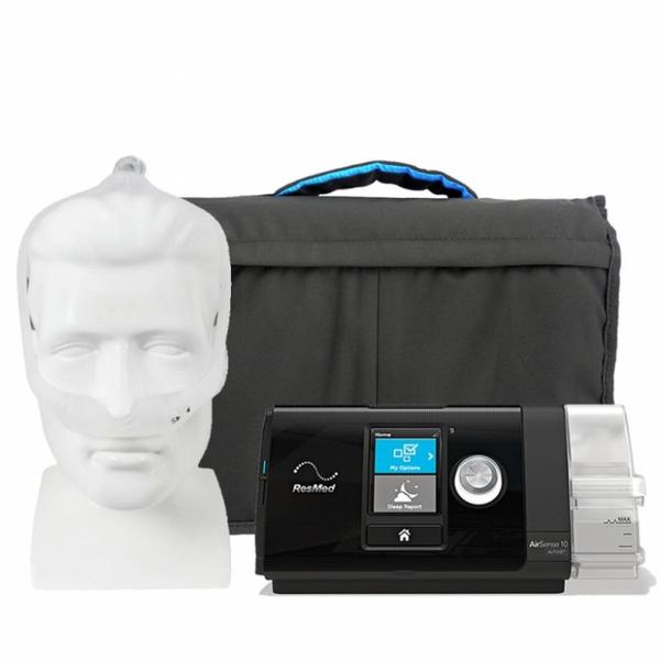 Imagem de CPAP Automático Airsense  S10 - ResMed + Máscara DreamWear - Phillips