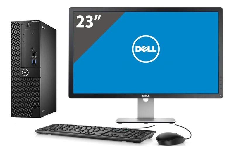 Cpu Dell Core I5 7geração 16gb 240ssd Win 11 Monitor 23pol