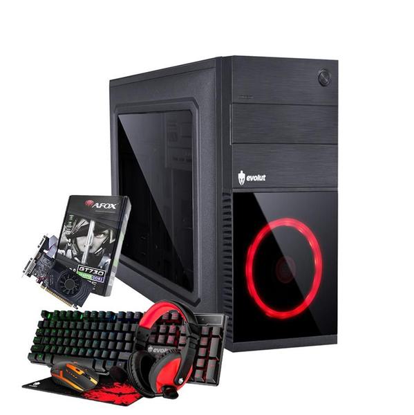 Cpu Gamer I5 8Gb Ssd 120Gb Placa De Vídeo E Kit Evolut - Alletech