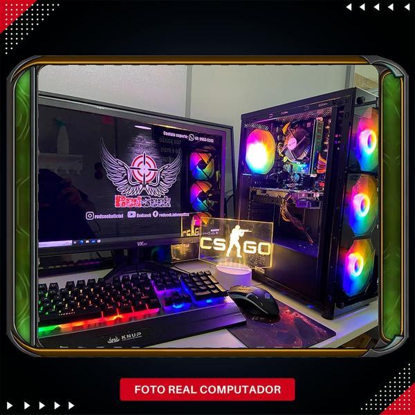 Cpu Gamer I7 Ssd480/ 16Gb Nvidia 2Gb + Monitor 21 +Kit Game - Redseek Imagem de Cpu Gamer I7 Ssd480/ 16Gb Nvidia 2Gb + Monitor 21 +Kit Game