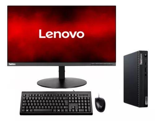 Imagem de Cpu Lenovo Mini M80q I5 12ger 16gb 1tb Ssd Win 11 + Monitor 22