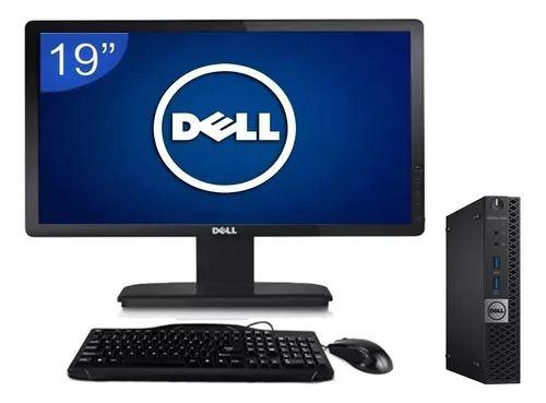 Imagem de Cpu + Monitor Dell Optiplex 3040 Mini Core I5 6g 8gb 240ssd