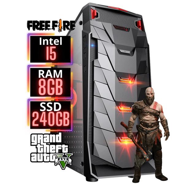 Imagem de Cpu Pc Gamer Intel Core I5 3º + 8gb Ram + Ssd 240gb