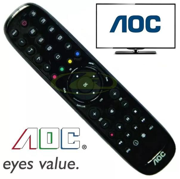 Imagem de Cr aoc tv 3d led m98tr2012tda rc2414704 série t2464 t2464m série t2965 t2965m t2965ms com tecla usb