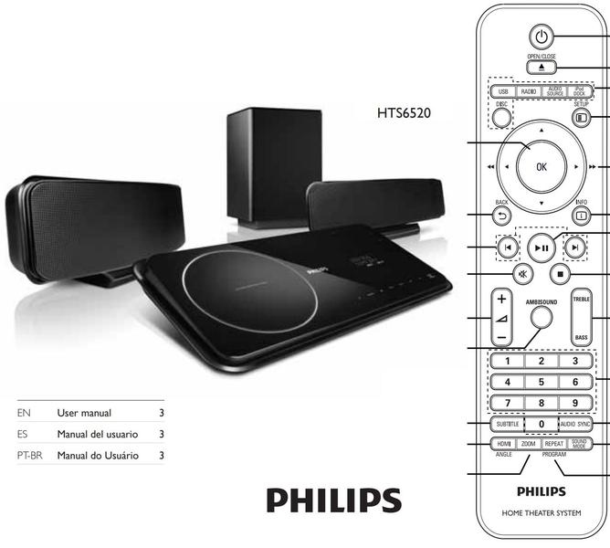 Imagem de Cr ht philips rc2224100 hts6120 hts6120/12 hts6120/55 hts6120/98 hts6100 hts6100/55 hts6100x/78