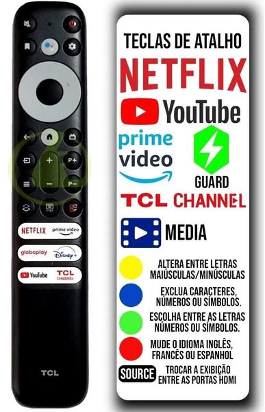 Imagem de Cr original tcl rc902v tv 49p2us 55p2us 65p2us 65x3cus repõe rc199e tv l32s4700s l40s4700fs l48s4700fs l55s4700fs