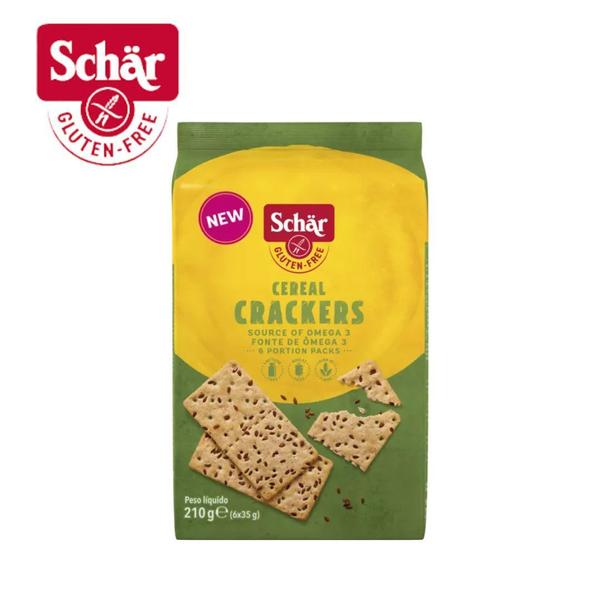 Crackers cereal seeds Dr. Schar 210g Imagem de Crackers cereal seeds Dr. Schar 210g