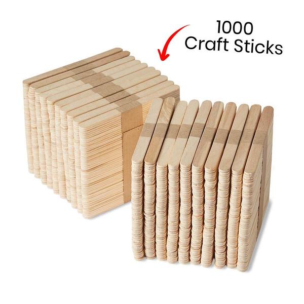 Imagem de Craft Sticks hand2mind Natural Wood 4,5x0,95 cm (pacote com 1.000)