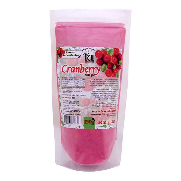 Cranberry em Pó Tui Alimentos 150g Imagem de Cranberry em Pó Tui Alimentos 150g