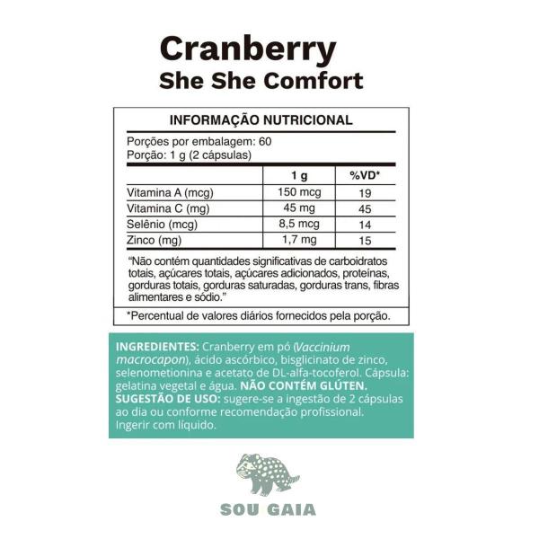 Imagem de Cranberry She She Comfort - Combate ITUs