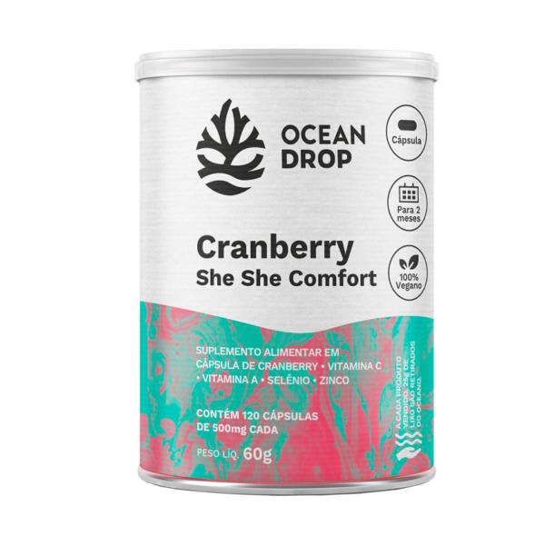 Imagem de Cranberry Vitamina C Vitamina A Ocean Drop 120 Cápsulas