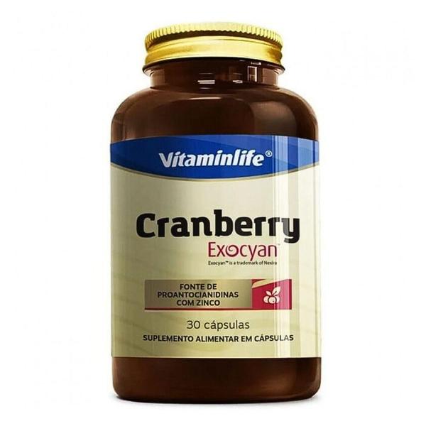 Cranberry + zinco com 30 cápsulas - VITAMIN LIFE Imagem de Cranberry + zinco com 30 cápsulas