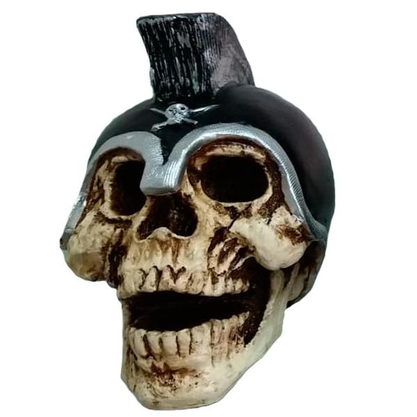 Imagem de Crânio Caveira Decorativa Esqueleto Skull - Soldado Romano