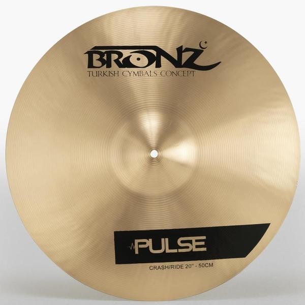 Imagem de Crash Ride Bronz Cymbals Pulse 20" em Bronze B20 by Odery