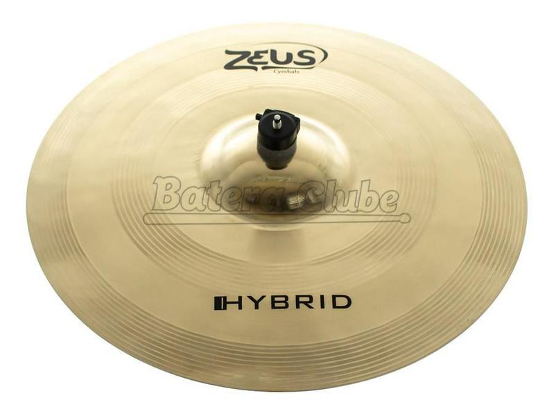 Imagem de Crash Zeus Hybrid Series 19 ZHC19 em Bronze B20 com Acabamento Híbrido Brilhante e Fosco