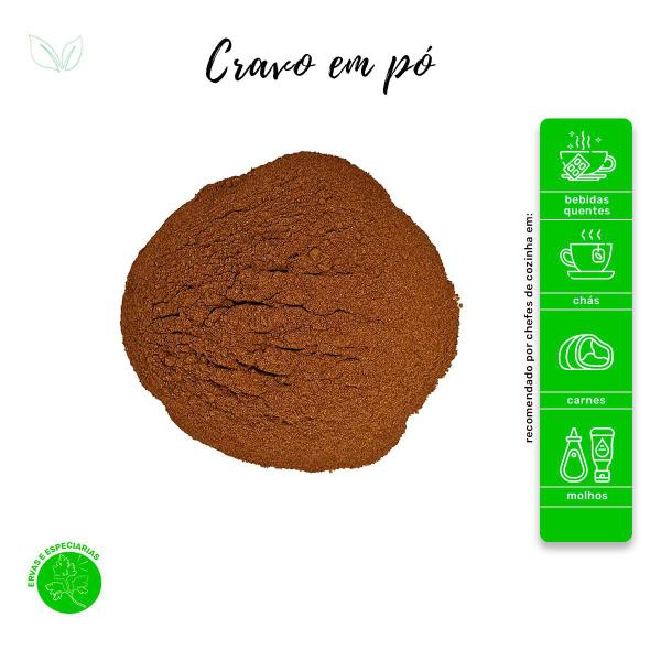 Cravo da Índia em Pó Puro Premium Alta Qualidade Pouch Kit 2 50g - Natural do Povo Imagem de Cravo da Índia em Pó Puro Premium Alta Qualidade Pouch Kit 2 50g