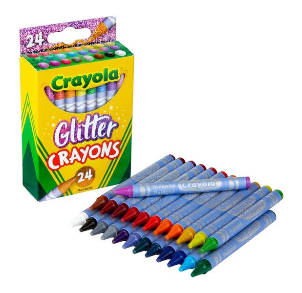 Imagem de Crayola Crayon 24 cores brilhantes não tóxicas para projetos