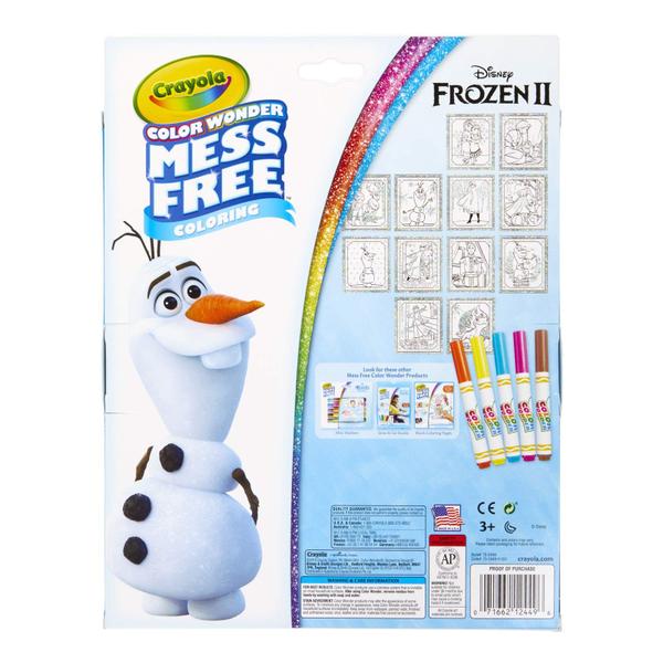 Crayola Frozen 2 Glitter Effects Color Wonder Set, Mess Free Coloring, Gift for Kids, 3, 4, 5, 6 Imagem de Crayola Frozen 2 Glitter Effects Color Wonder Set, Mess Free Coloring, Gift for Kids, 3, 4, 5, 6