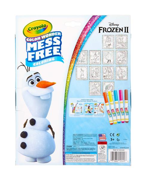 Crayola Frozen 2 Glitter Effects Color Wonder Set, Mess Free Coloring, Gift for Kids, 3, 4, 5, 6 Imagem de Crayola Frozen 2 Glitter Effects Color Wonder Set, Mess Free Coloring, Gift for Kids, 3, 4, 5, 6