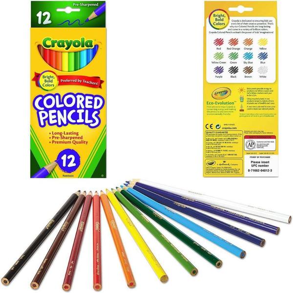 Imagem de Crayola - Lapis De Cor - 12 Cores - Macio E Não Tóxico