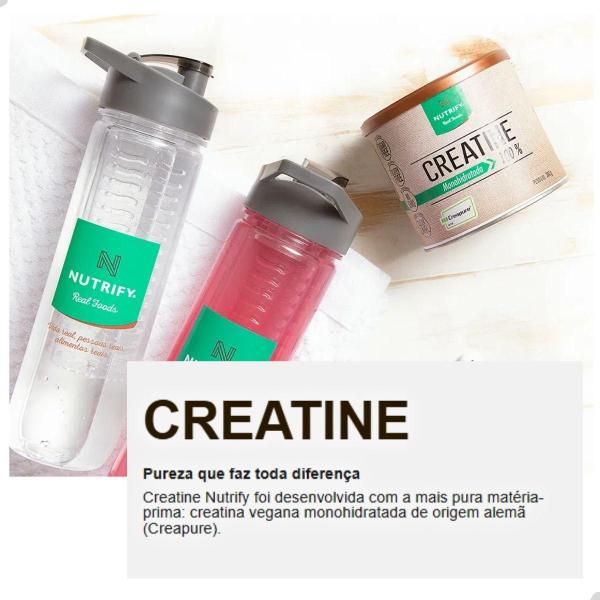 Creatina 100% Creapure Monohydratada 300g Nutrify Imagem de Creatina 100% Creapure Monohydratada 300g Nutrify