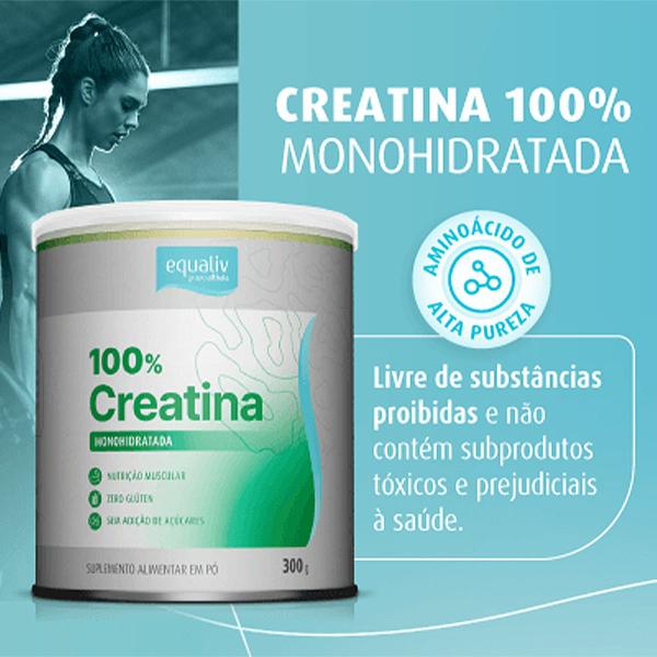 Imagem de Creatina 100% Monohidratada 300g Equaliv