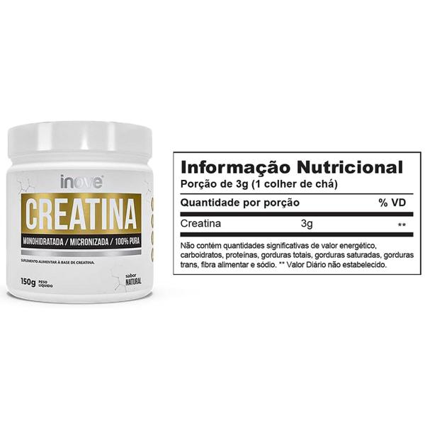 Imagem de Creatina 100% Pura 150g Inove Nutrition