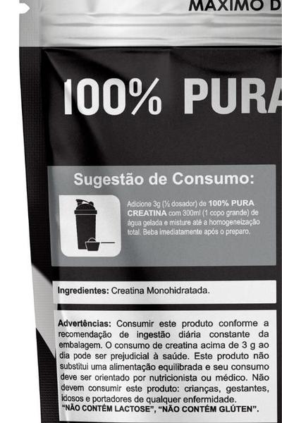 Imagem de Creatina 100% Pura Monohidratada 500g Pouch - Darkmoon Supplements