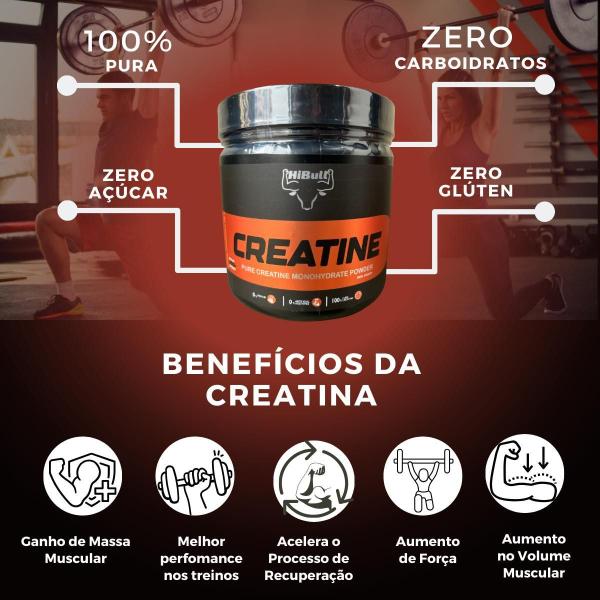 Imagem de Creatina 300G Creatine Pure Monohydrate Powder Hibull