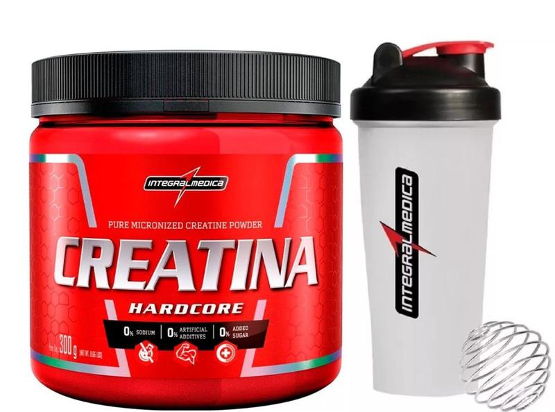 Imagem de Creatina 300g integral medica creatine + coqueteleira