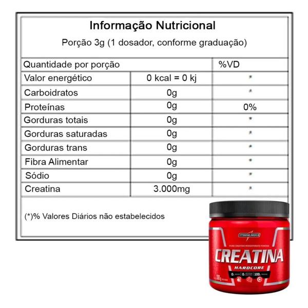 Creatina Integral - 300g - Integral Médica - Casa dos Suplementos