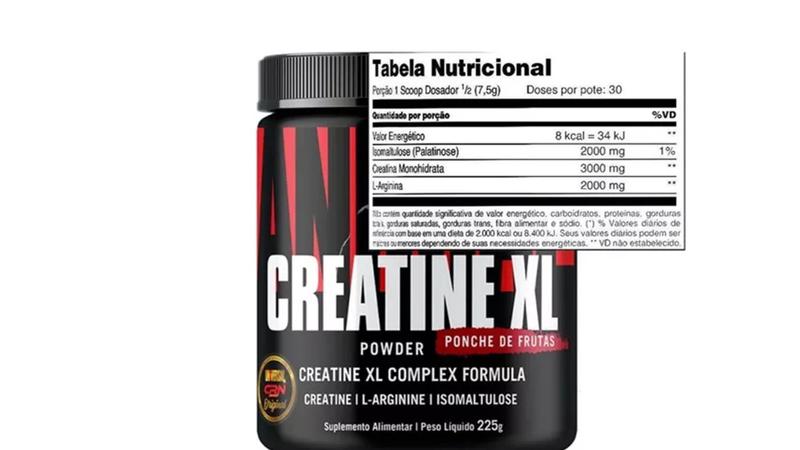 Imagem de Creatina Animal Xl 225g Universal Nutrition VC.02/25