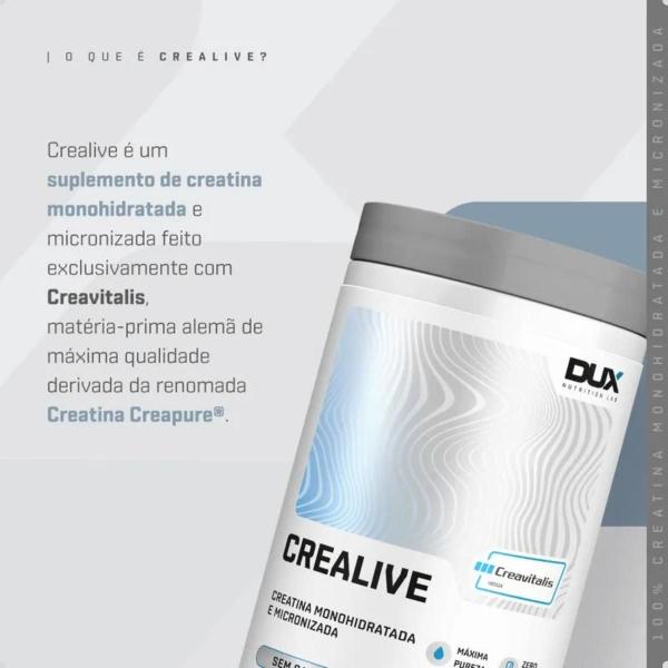 Imagem de Creatina Crealive Creavitalis Pote 300g Dux Nutrition